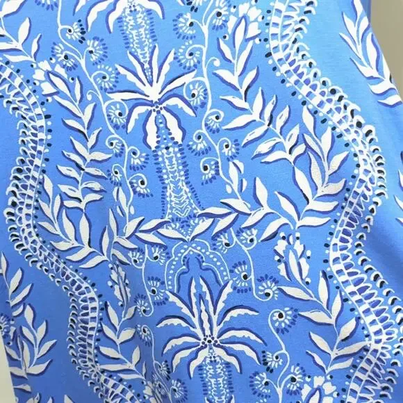 Lilly Pulitzer Ophelia Swing Dress Women's XS Have It Both Rays 3/4 Sleeve Blue - Picture 5 of 8